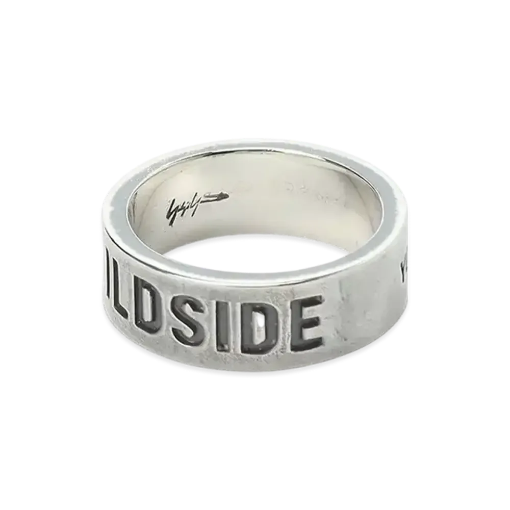 WILDSIDE YOHJI YAMAMOTO Wildside Silver Logo Ring "Silver"