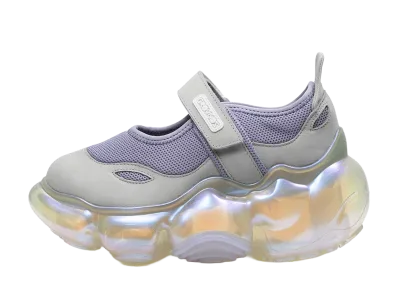 grounds Women's MOOPIE MARY JANE "Purple Gray/Clear Aurora"