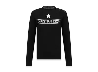 Dior Women's Sweater Cashmere Knit "Black"