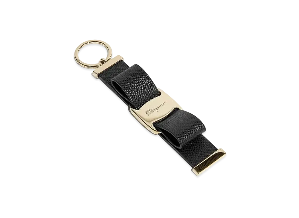 Salvatore Ferragamo Vara Bow Keyring "Black"
