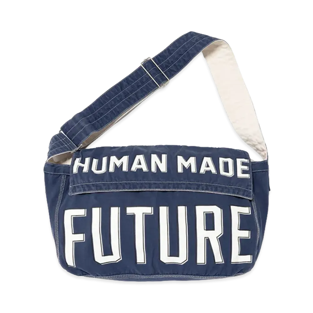 HUMAN MADE Mail Bag Large "Navy"