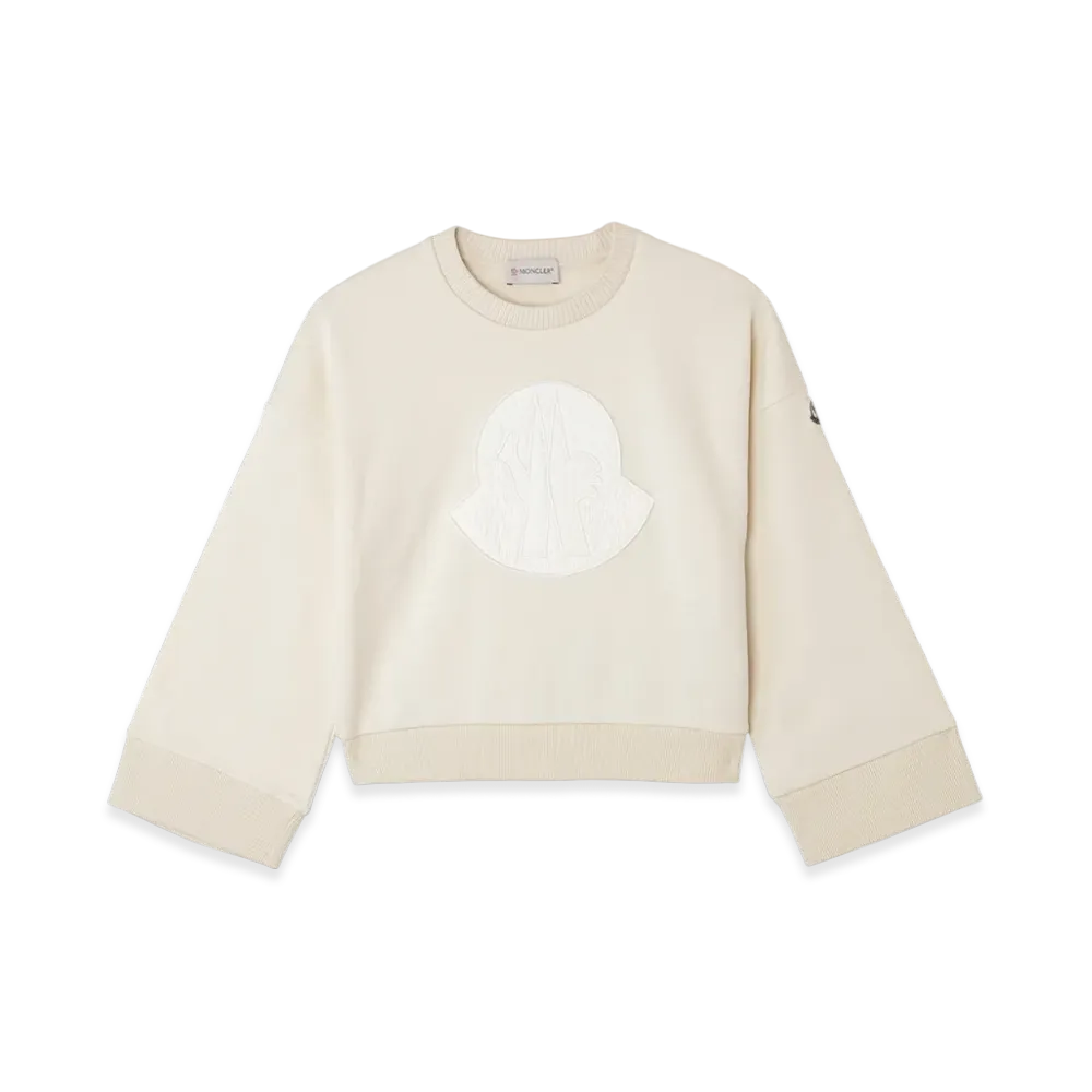 MONCLER Kids Sweatshirt "Whiteivory"