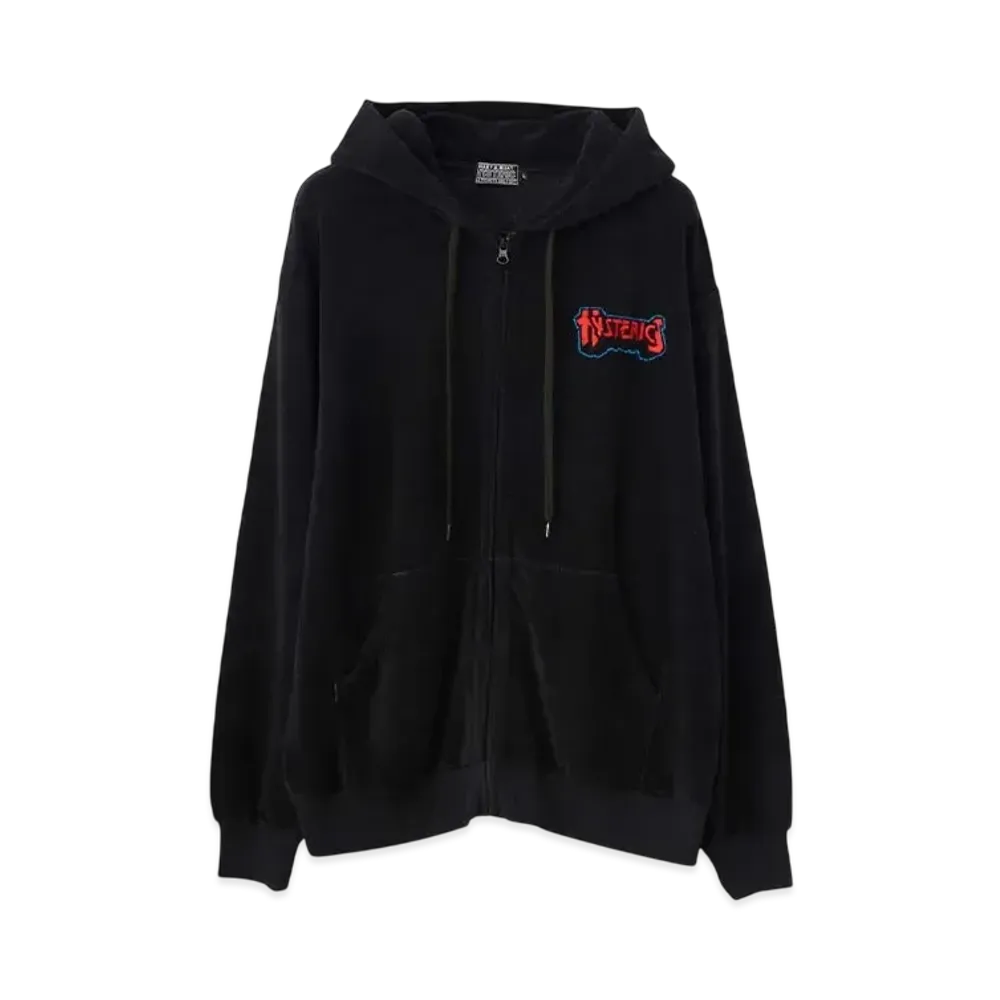 HYSTERIC GLAMOUR Bad Ass Mama Embroidery Hoodie "Black"