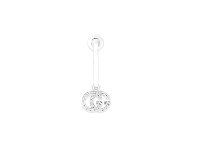 GUCCI GG Running Diamond 18K Earring