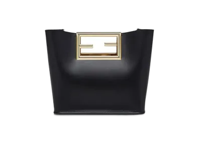 FENDI Way Small Leather Bag "Black"