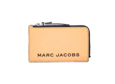 Marc Jacobs The Bold Colorblocked Small Top Zip Wallet "Orange Chiffon Multi"