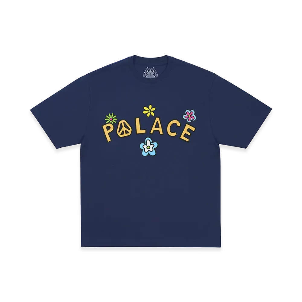 PALACE Me Myself And Tri T-Shirt "Navy"