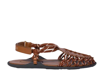 MIU MIU Women's Sandali "Brown"