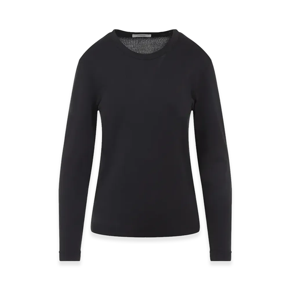 LEMAIRE Women's Rib Long Sleeve T-Shirt "Squid"