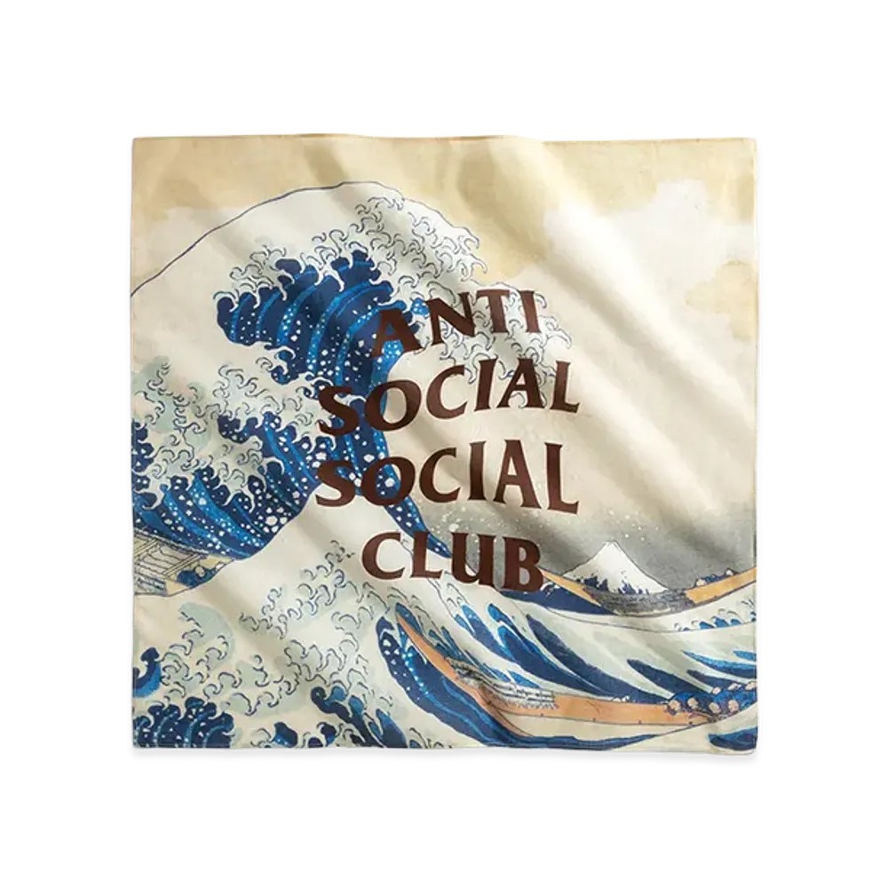 ANTI SOCIAL SOCIAL CLUB Tonkatsu: The Great Wave Bandana "Multi"