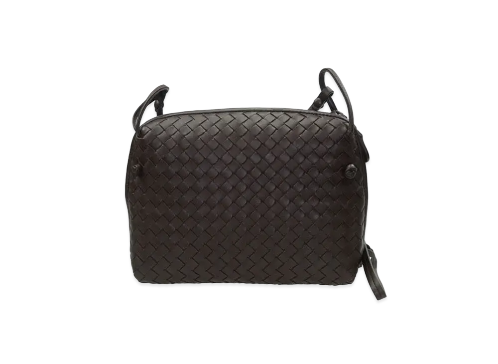 Bottega Veneta Lambskin Crossbody Bag "Brown"