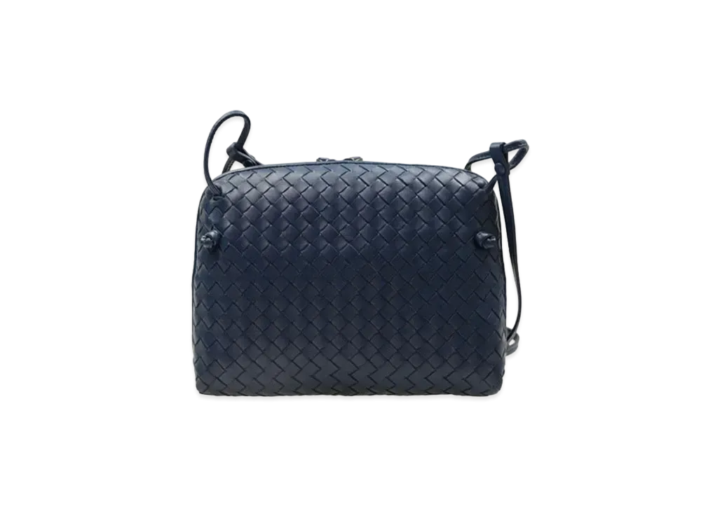 Bottega Veneta Lambskin Crossbody Bag "Blue"