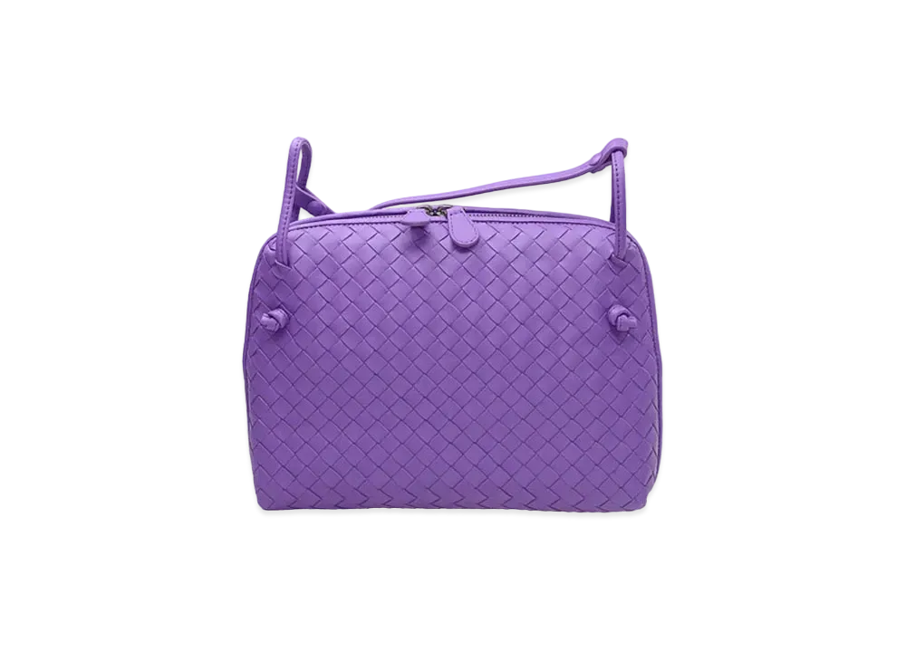 Bottega Veneta Lambskin Crossbody Bag "Purple"