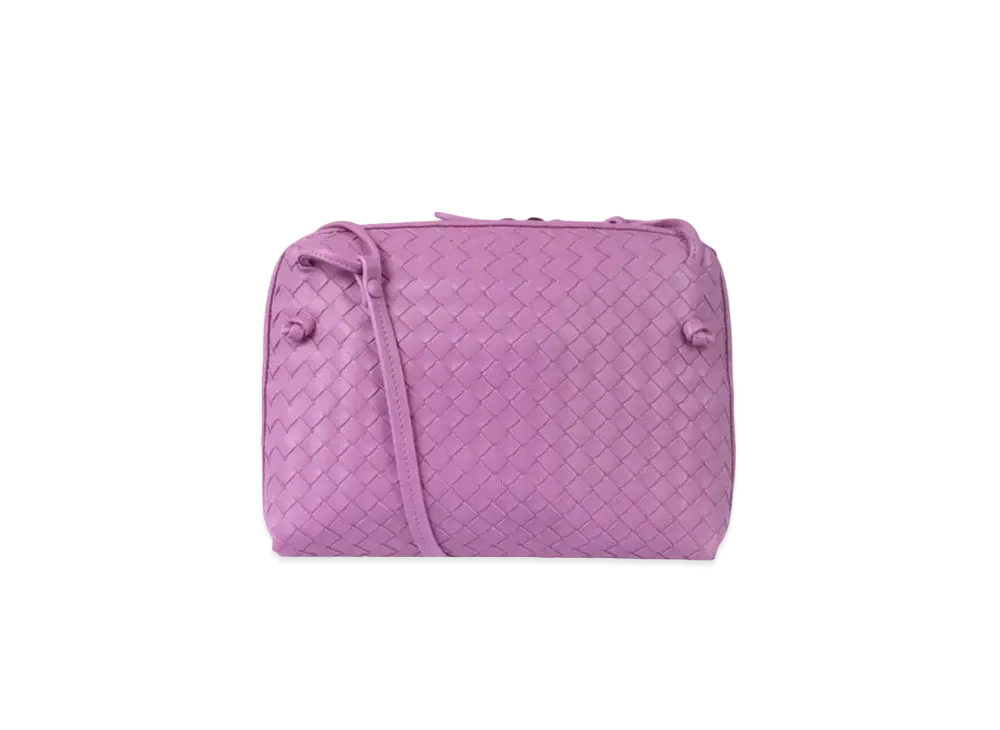 Bottega Veneta Lambskin Crossbody Bag "Purple"