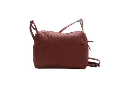 Bottega Veneta Lambskin Shoulder Bag "Red"