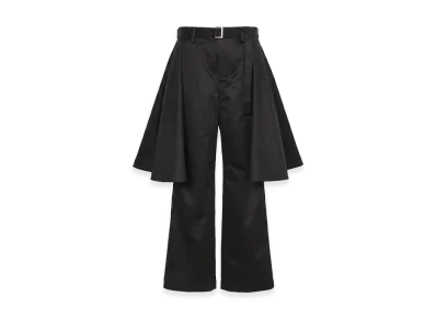 sacai Cotton Chino Pants "Black"