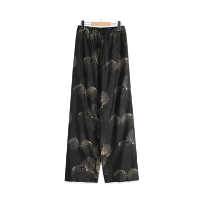COMOLI Silk Shell Wide Pants "Sell"