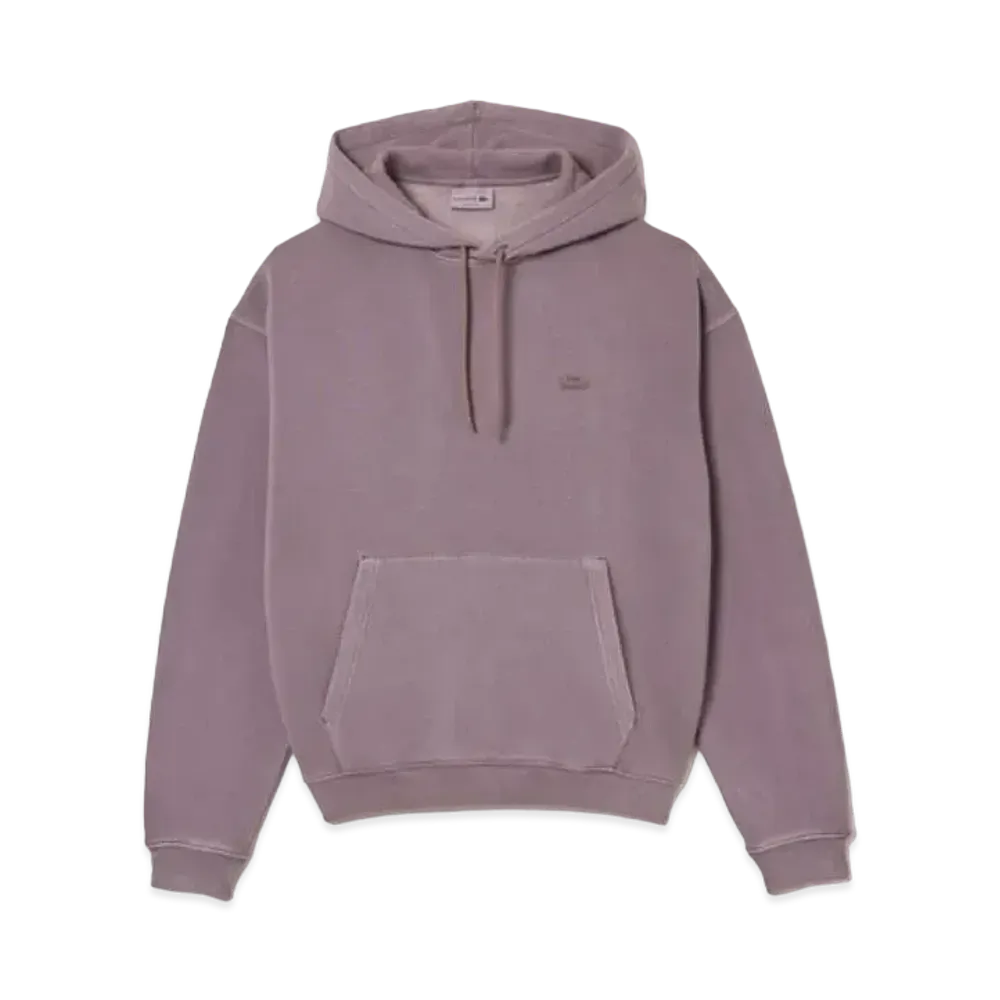 LACOSTE Natural Die Sweat Hoodie "Purple"