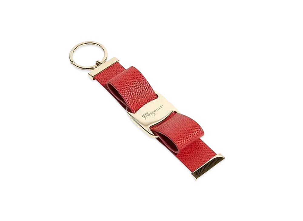 Salvatore Ferragamo Vara Bow Keyring "Red"