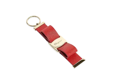 Salvatore Ferragamo Vara Bow Keyring "Red"
