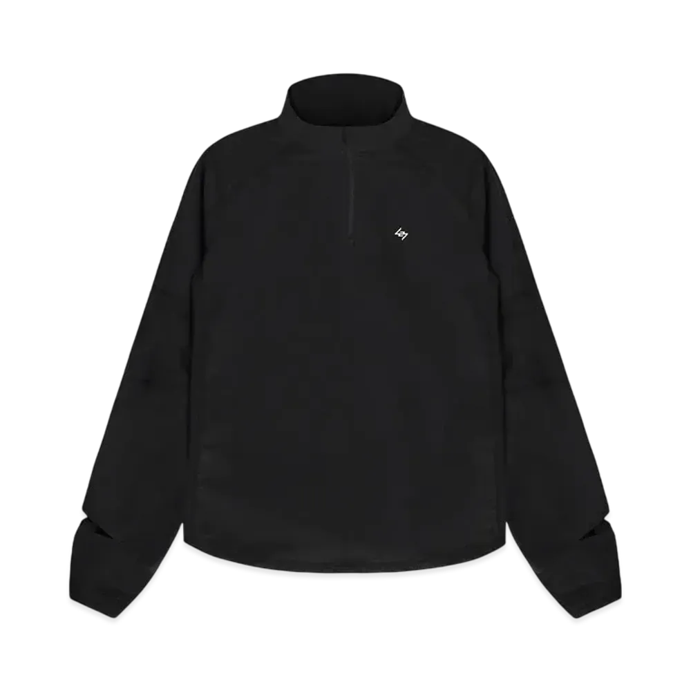 REPRESENT 247 Run Quarter Zip "Jet Black"