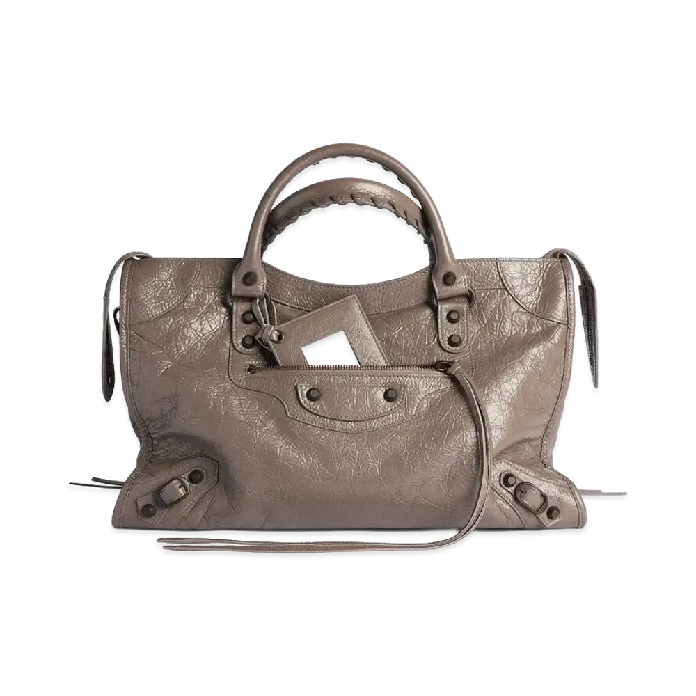 BALENCIAGA Women's Le City Bag Medium "Dark Noir"