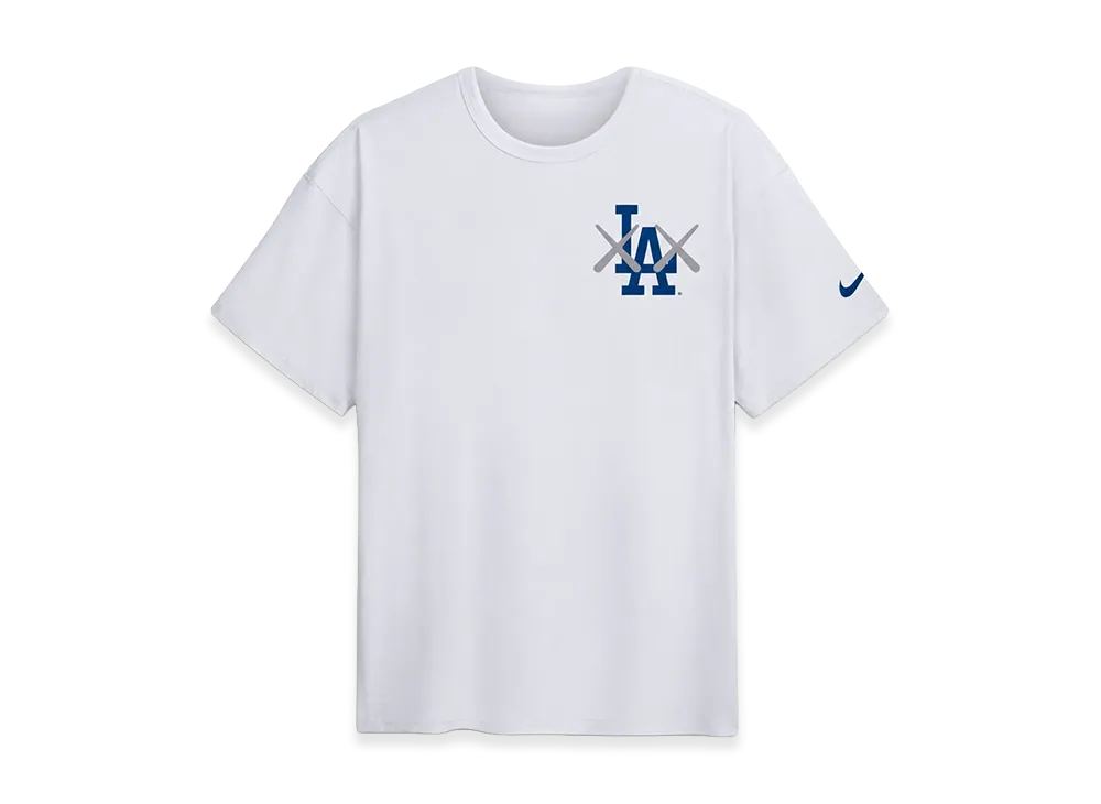 MLB x KAWS x Nike Fanatics Fest Elevated Max 90 Tee Los Angeles Dodgers "White"