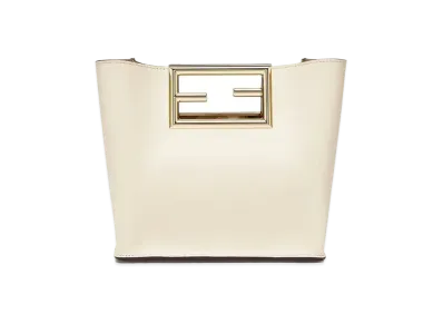 FENDI Way Small Leather Bag "White"