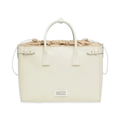 Maison Margiela 5AC Computer Tote Bag "Ivory"