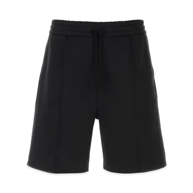Valentino Jersey Bermuda Shorts "Black"