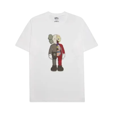 Uniqlo KAWS Flayed Tee "White"