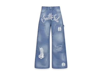 BREATH Bleach Duck Pants "Blue"