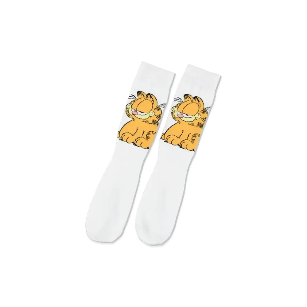 WIND AND SEA x GARFIELD Socks "White"