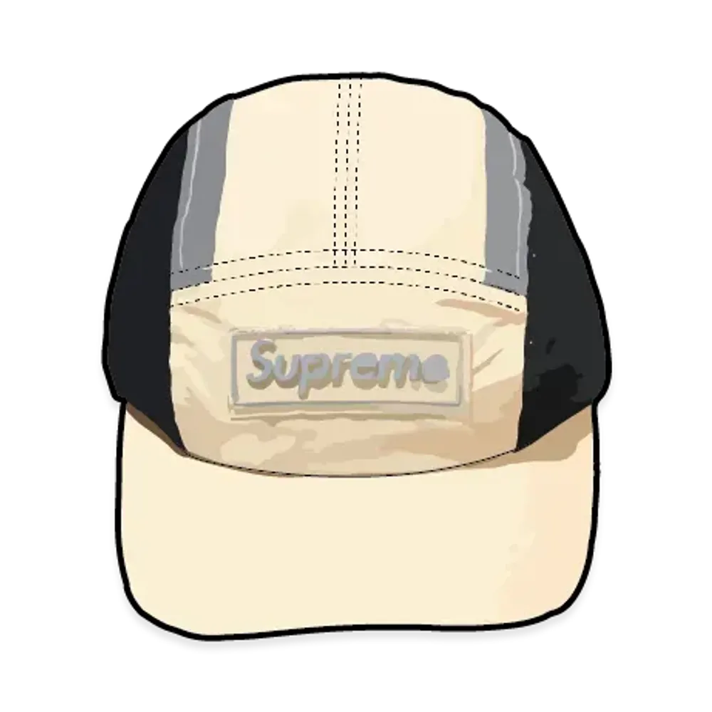 Supreme Side Mesh Camp Cap "Cream"