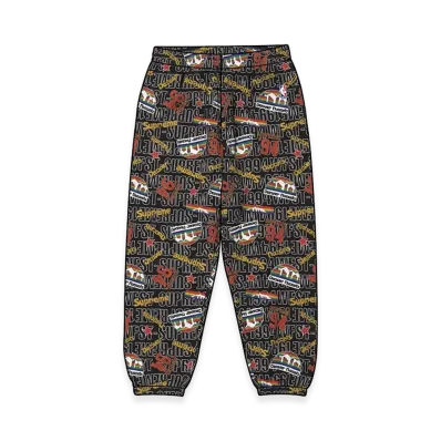 Supreme x Mitchell & Ness Teams Sweatpant "Black"