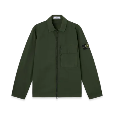 Stone Island 1200004 Canvas Weave Cotton Organic Cotton "Juniper"