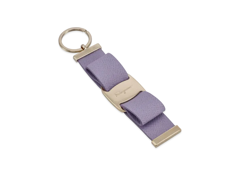 Salvatore Ferragamo Vara Bow Keyring "Purple"