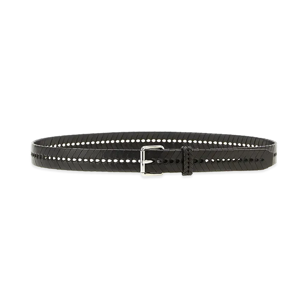 LEMAIRE 'Braided' Belt "Brown"
