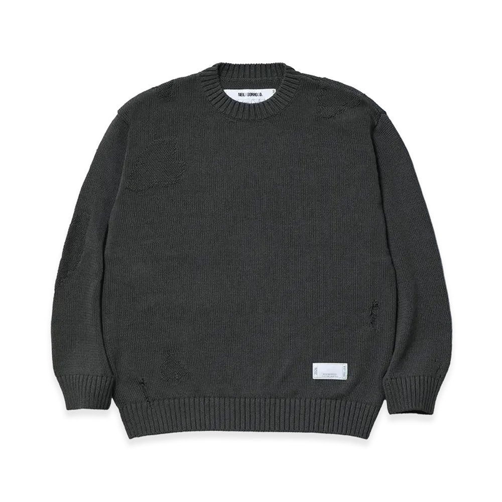 NEIGHBORHOOD Savage Crewneck Sweater "Charcoal"