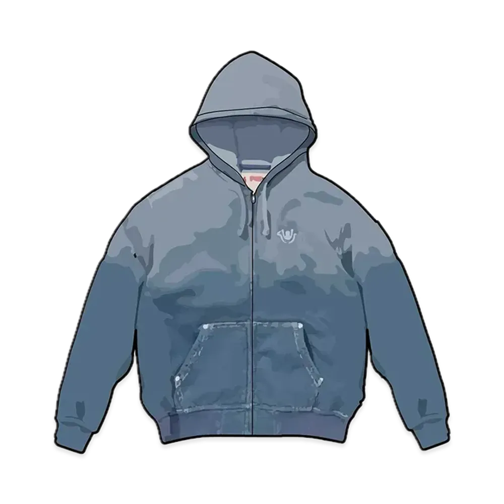 Supreme x True Religion Zip Up Hooded Sweatshirt "Indigo"