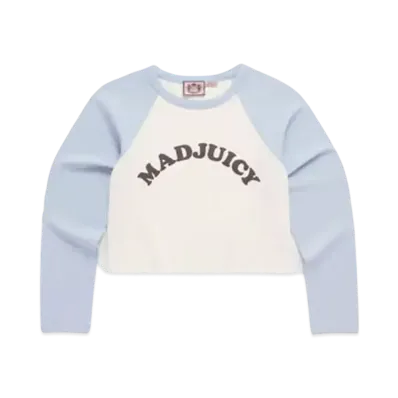 Madhappy x Juicy Couture Mad Juicy Cropped Long Sleeve Baseball Tee "Daylight"