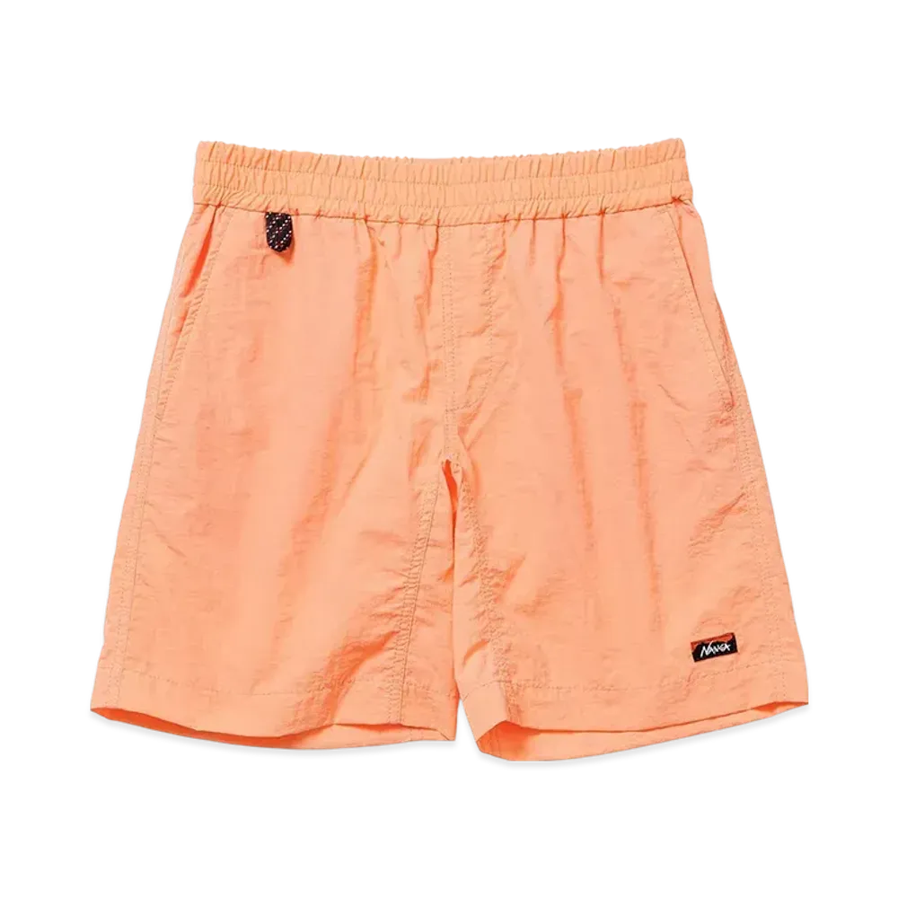 NANGA Nylon Tusser Kids Easy Shorts "Orange"
