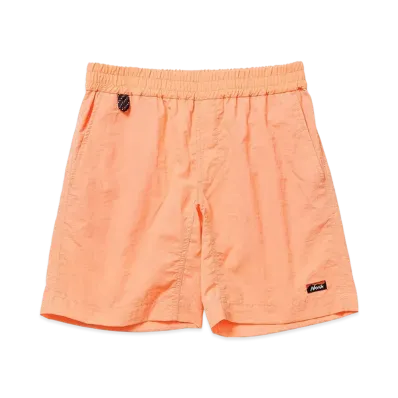 NANGA Nylon Tusser Kids Easy Shorts "Orange"