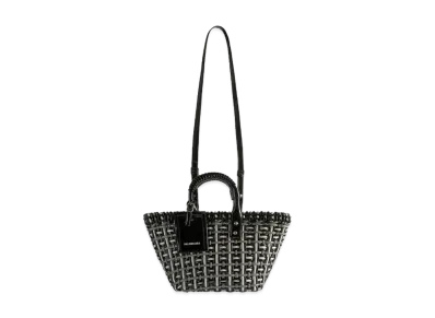 BALENCIAGA Women's Bistro XS Basket With Strap "Black"
