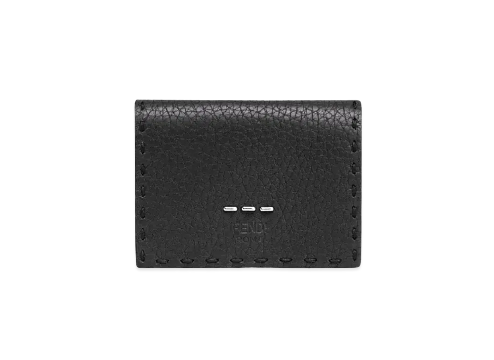 FENDI Micro Thrust Folded Wallet Leather "Black"