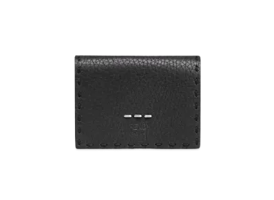 FENDI Micro Thrust Folded Wallet Leather "Black"