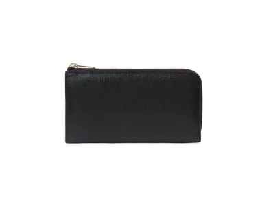 Valextra L Zip Purse "Black"