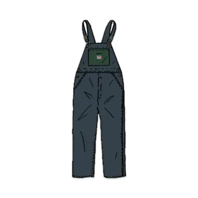 Supreme x Ben Davis Overalls "Navy"