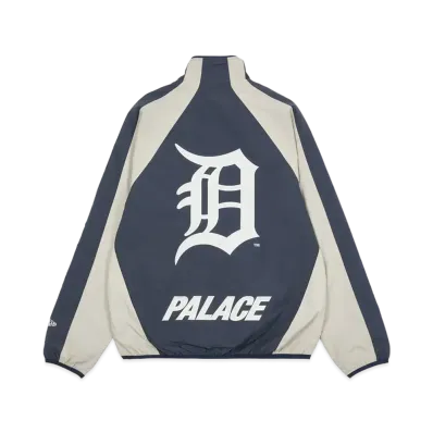 PALACE DETROIT TIGERS NEW ERA TRACK TOP "Navy / Grey"