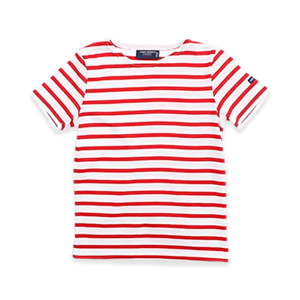 SAINT JAMES Crewneck T-shirt Levant (Kids) "Neige Tulip"